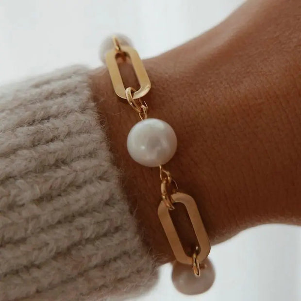 Baroque Pearl Link