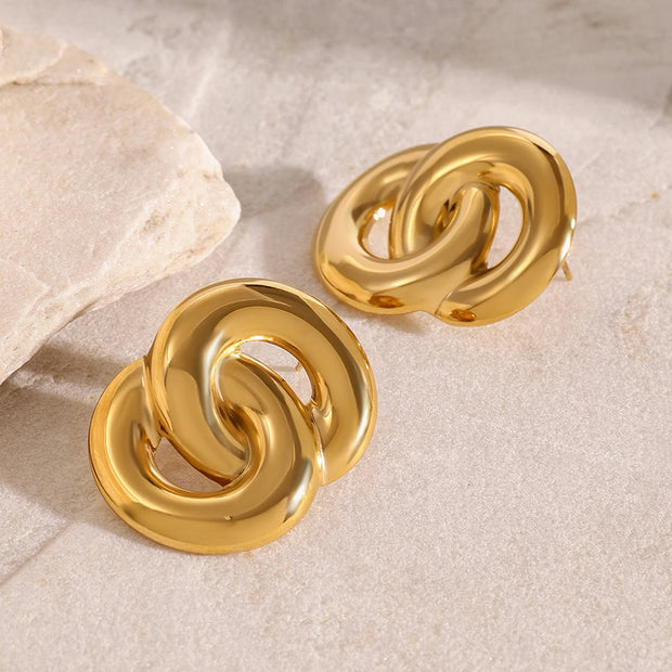 Interlocking Knot Earrings
