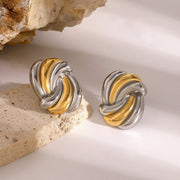 Layered Gold Hoop Earrings