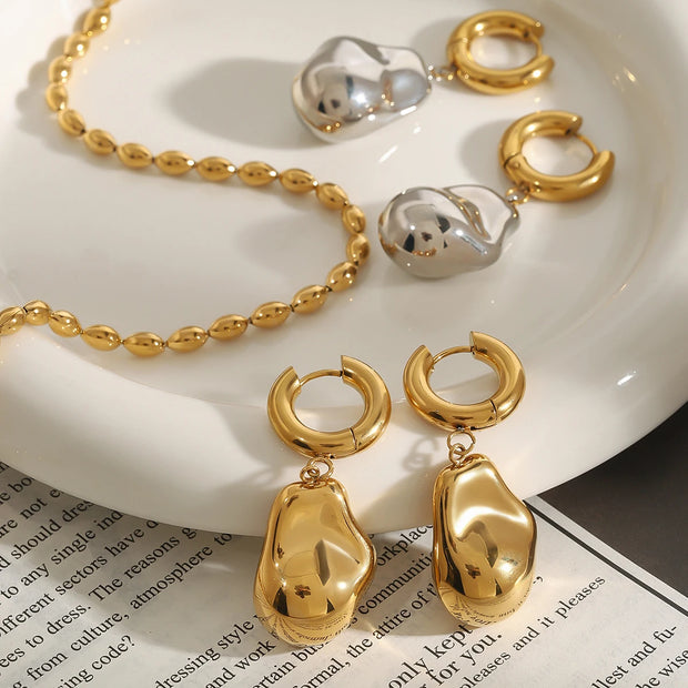 Abstract Teardrop Dangle