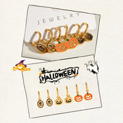 Halloween Charm Hoops Set