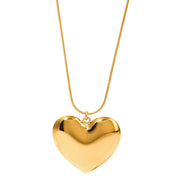 Minimalist Heart Pendant Necklace
