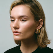 Sculpted Dome Earrings