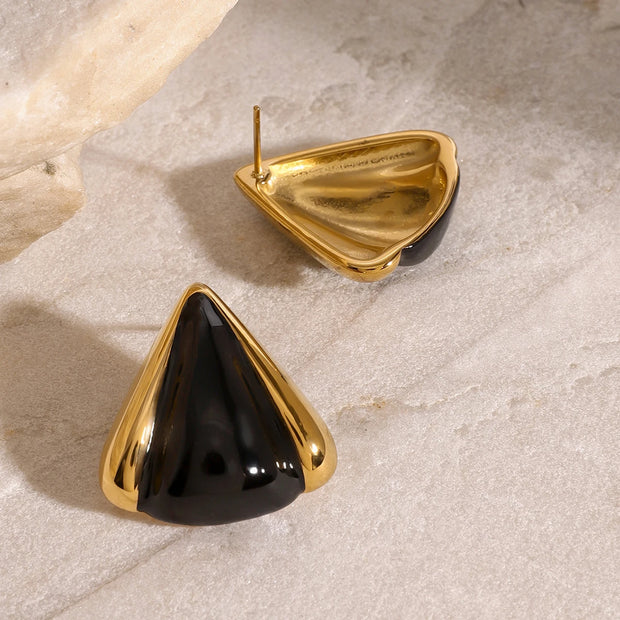Dual-Tone Pyramid Studs