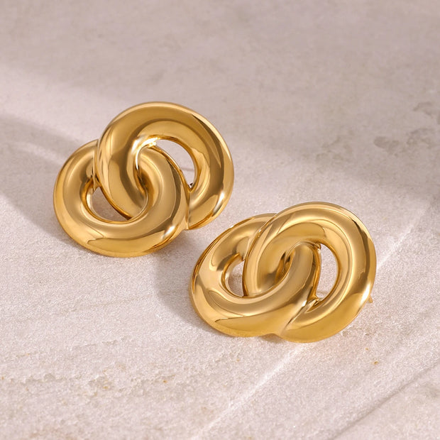Interlocking Knot Earrings