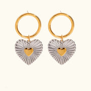 Radiant Two-Tone Heart