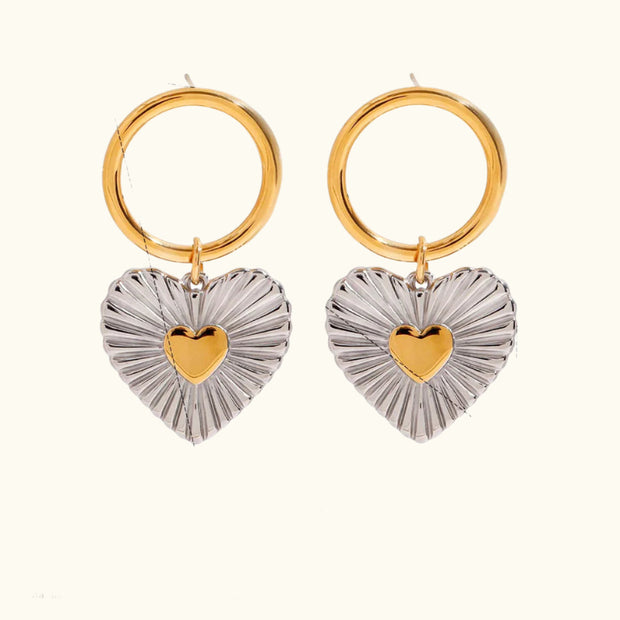 Radiant Two-Tone Heart