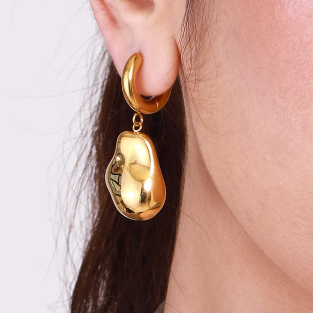 Abstract Teardrop Dangle