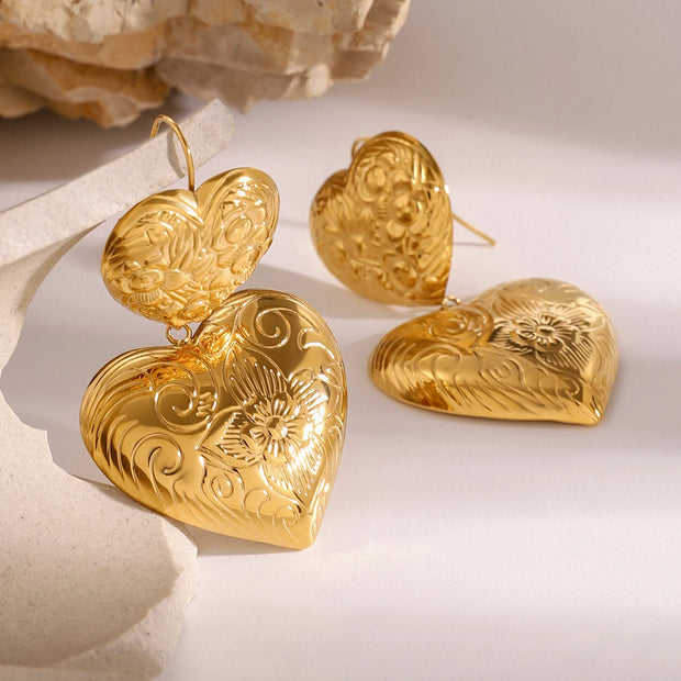 Ornate Heart Drops