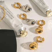 Abstract Teardrop Dangle