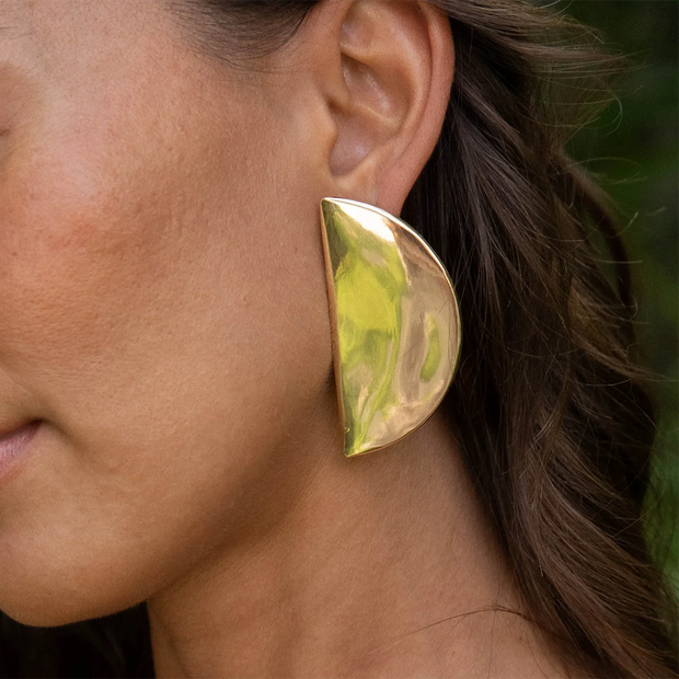 Split Moon Earrings