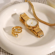 Beaded Twist Ring