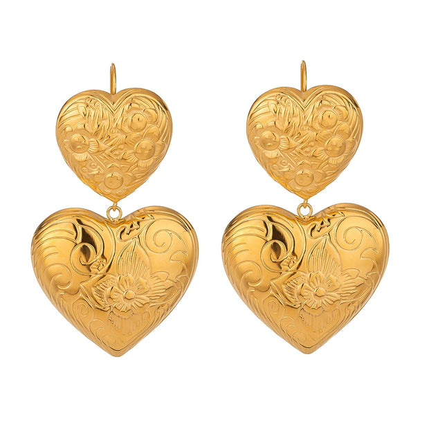 Ornate Heart Drops