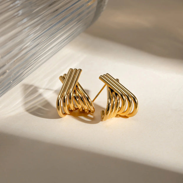Twist Sculpt Earrings