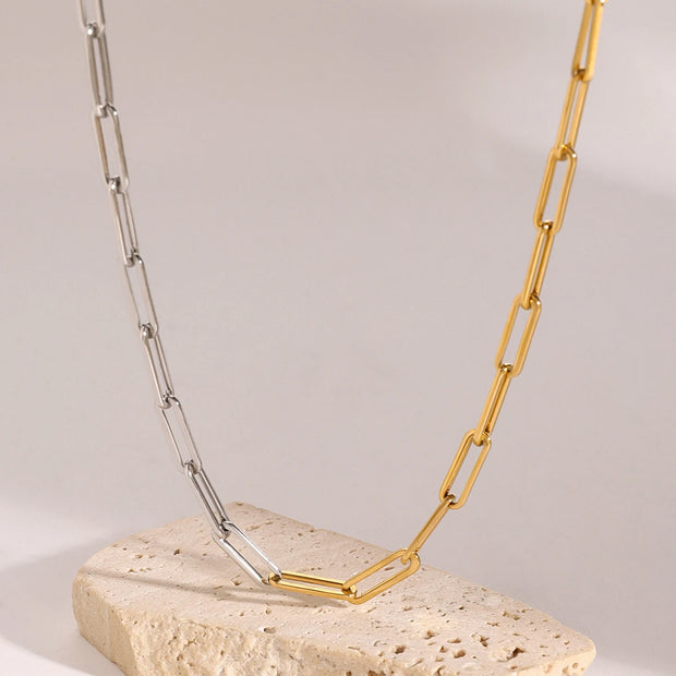 Dual-Tone Link Chain Choker