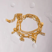 Linked Heart Bracelet