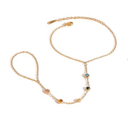 Gem Drop Hand Chain