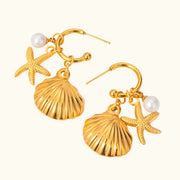 Ocean Charm Earrings