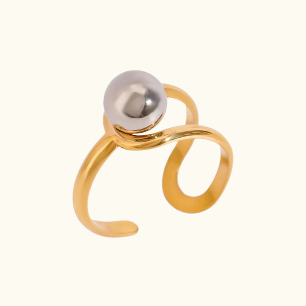 Golden Orb Ring