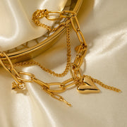 Linked Heart Bracelet