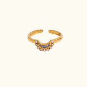 Sunburst Crystal Ring