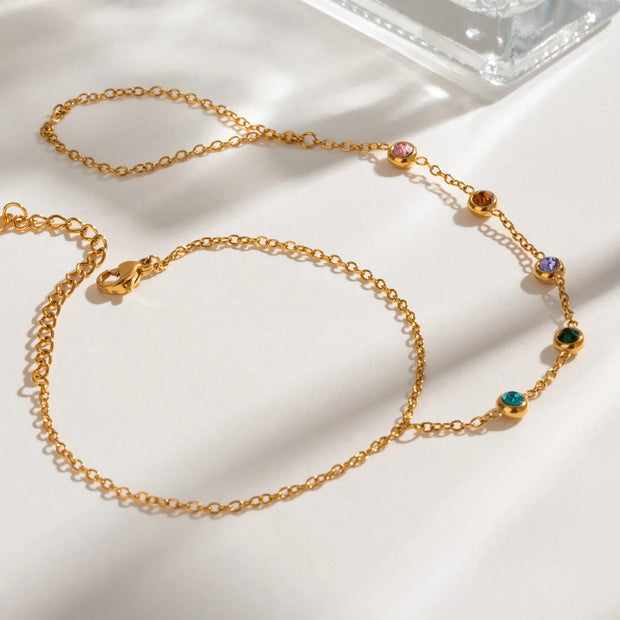 Gem Drop Hand Chain