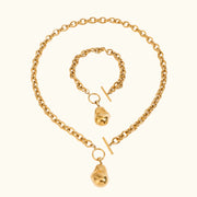 Chunky Gold with Charm