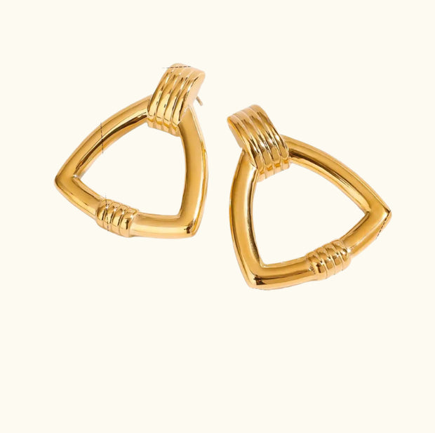 Geometric Charm Gold