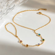 Gem Drop Hand Chain