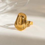 Sculptural Dome Ring