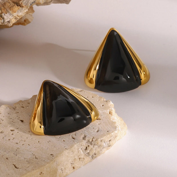 Dual-Tone Pyramid Studs