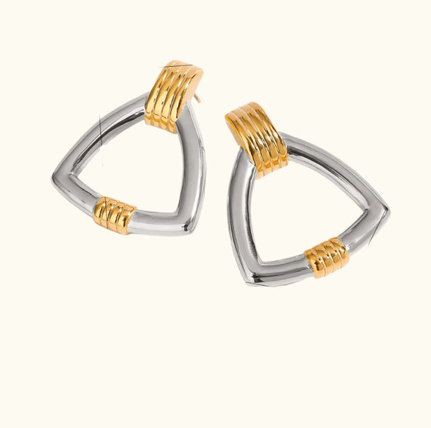 Geometric Charm Silver