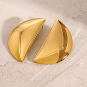 Split Moon Earrings