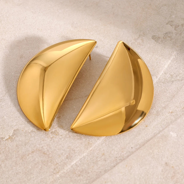 Split Moon Earrings
