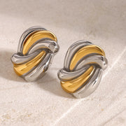 Layered Gold Hoop Earrings