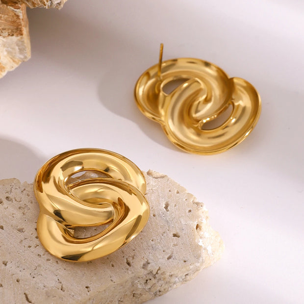 Interlocking Knot Earrings