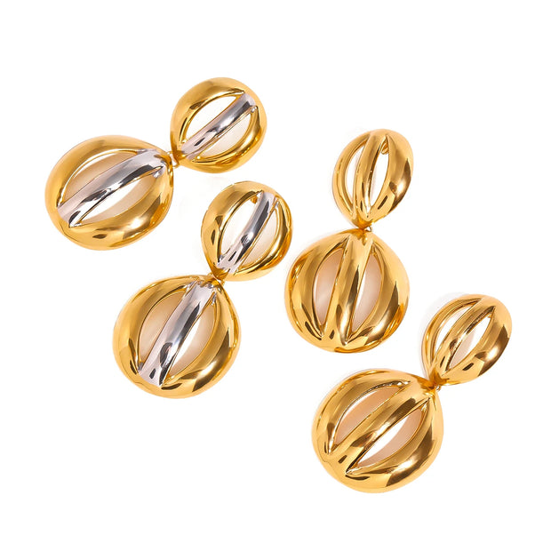Geometric Statement Earrings