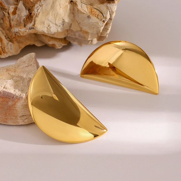 Split Moon Earrings