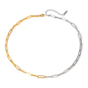 Dual-Tone Link Chain Choker