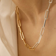 Dual-Tone Link Chain Choker