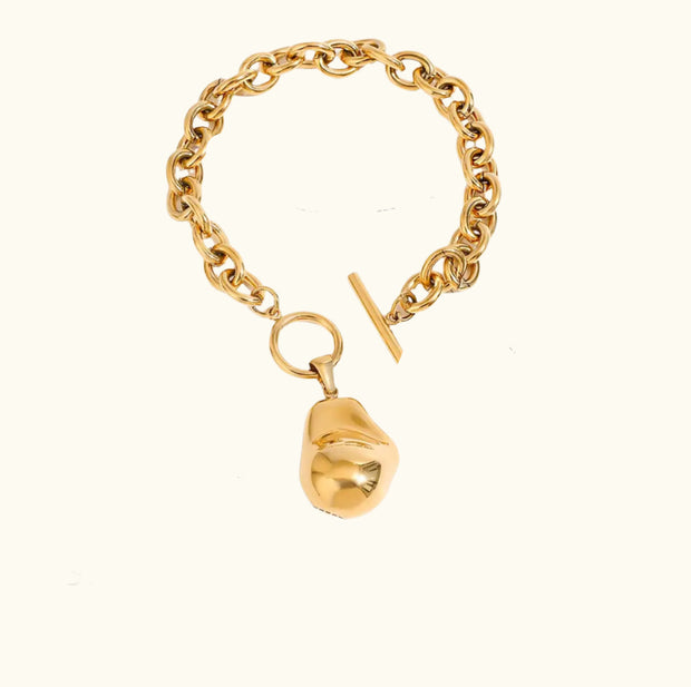 Chunky Gold with Charm