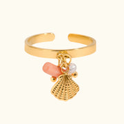 Shell Charm Ring