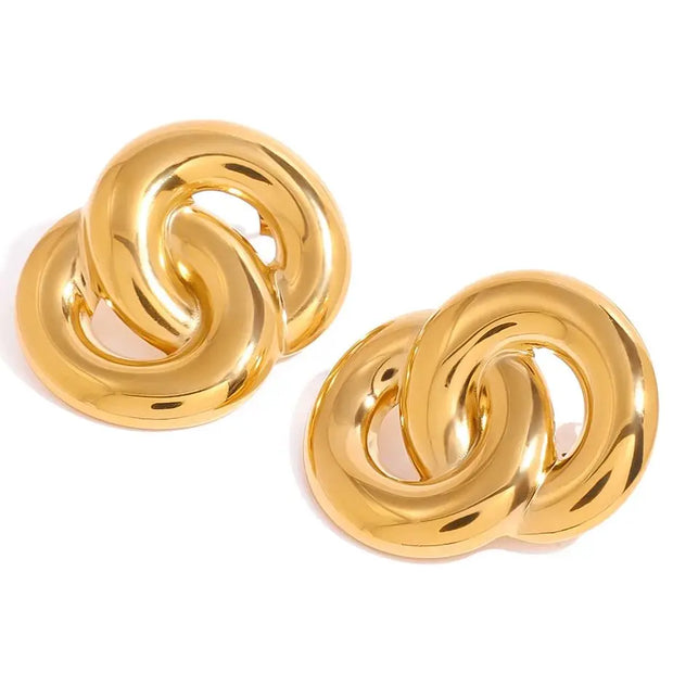 Interlocking Knot Earrings