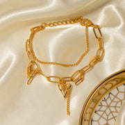 Linked Heart Bracelet