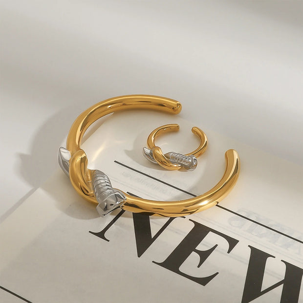 Duality Twist Bangle