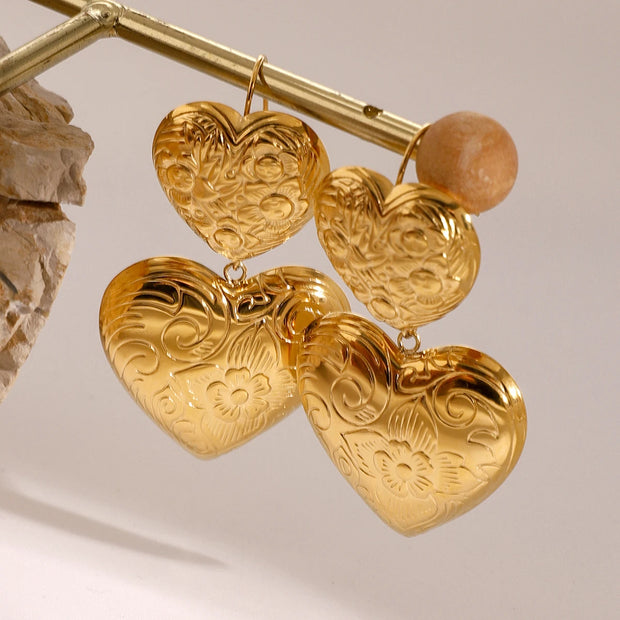 Ornate Heart Drops