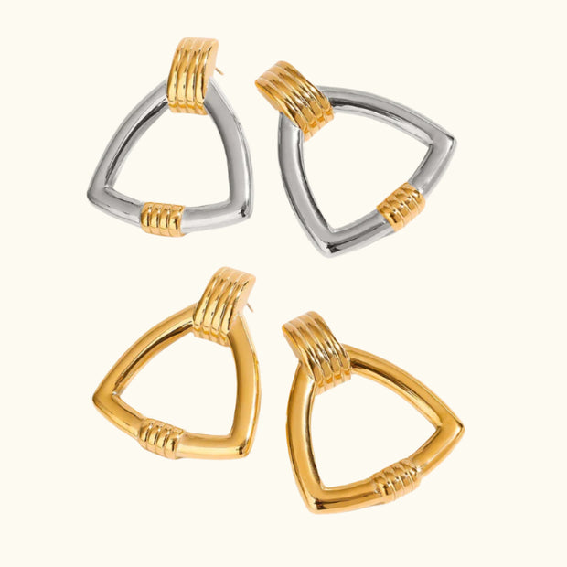 Geometric Charm Gold