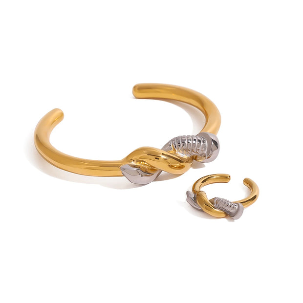 Duality Twist Bangle