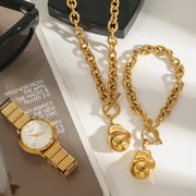 Chunky Gold with Charm