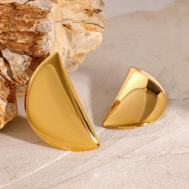 Split Moon Earrings